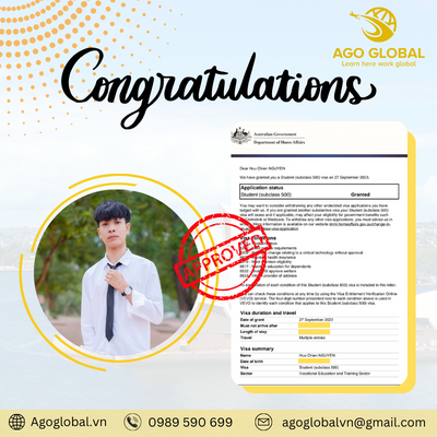 Nguyễn Hữu Chiến: Từ Học Sinh Nghèo Đến Du Học Sinh Úc